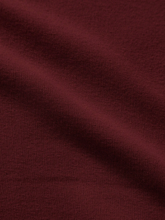 Cottnline Men 1pc Solid Drop Shoulder Sweatshirt