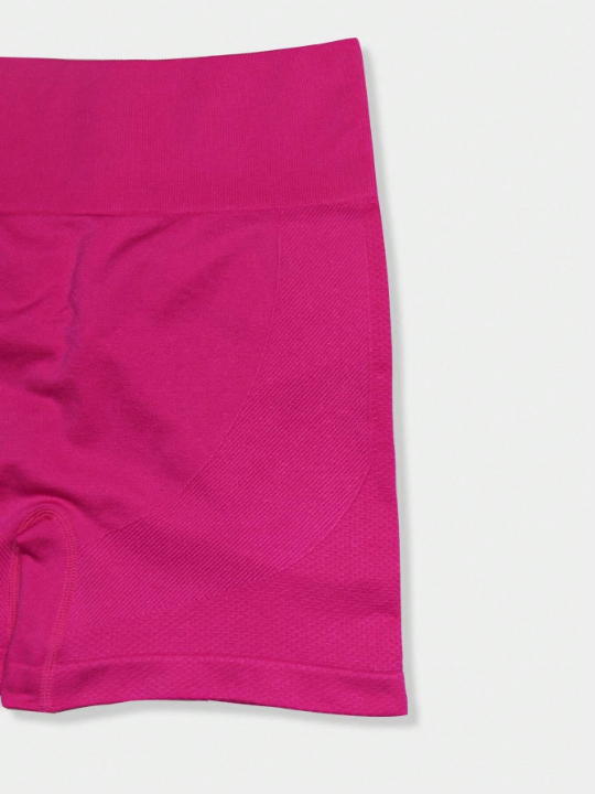 Yoga Basic 1pc Solid Color Sport Shorts With Wide Waistband