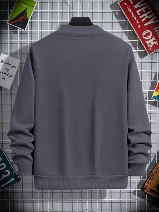 Men Zip Up Bomber Jacket Without Tee