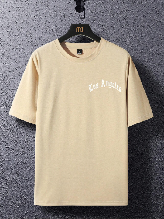 Manfinity Homme Men Letter Graphic Tee