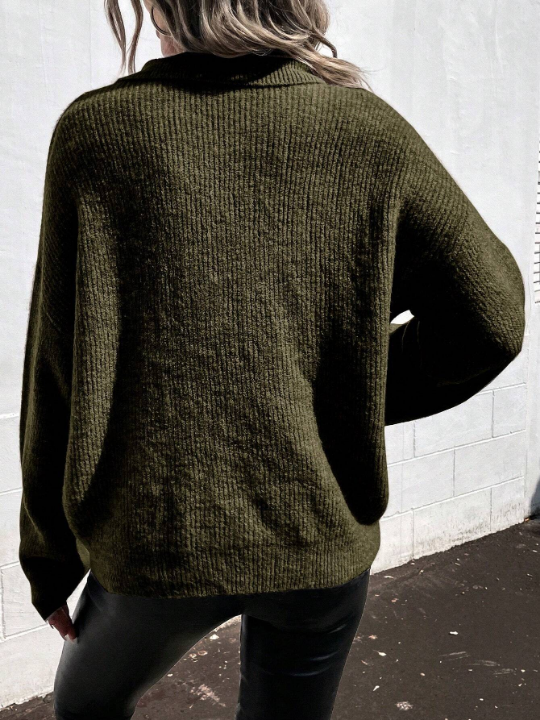 Unity Pocket Front Drop Shoulder Sweater