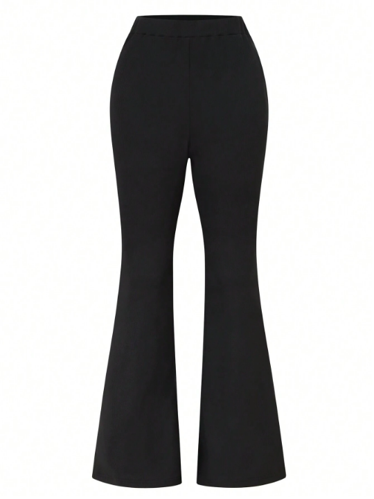 Essnce Solid Flare Leg Pants