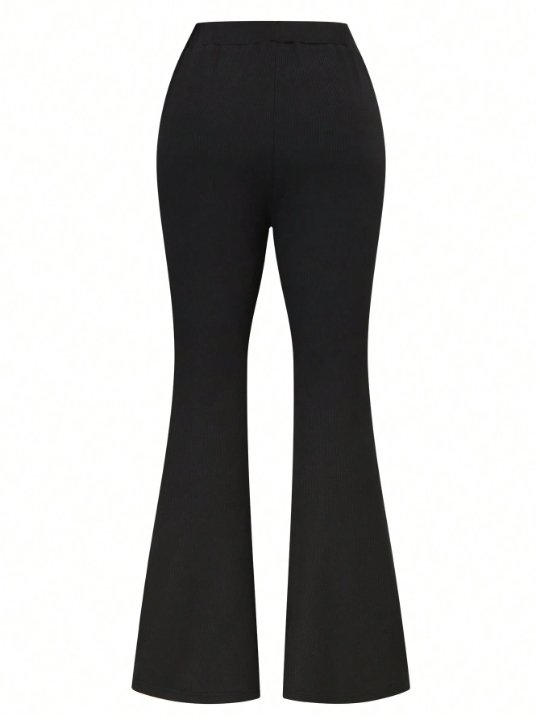 Essnce Solid Flare Leg Pants