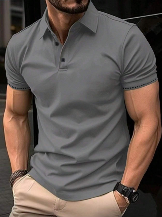 Manfinity Men Solid Polo Shirt