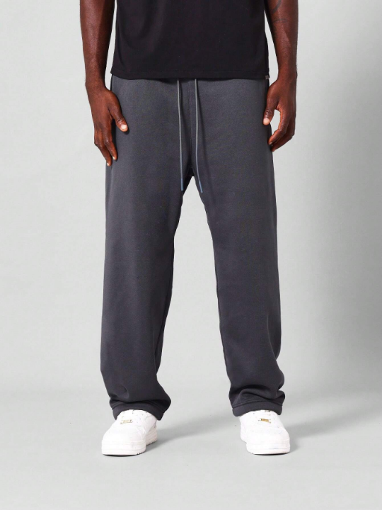 SUMWON Straight Fit Essential Drop Crotch Jogger