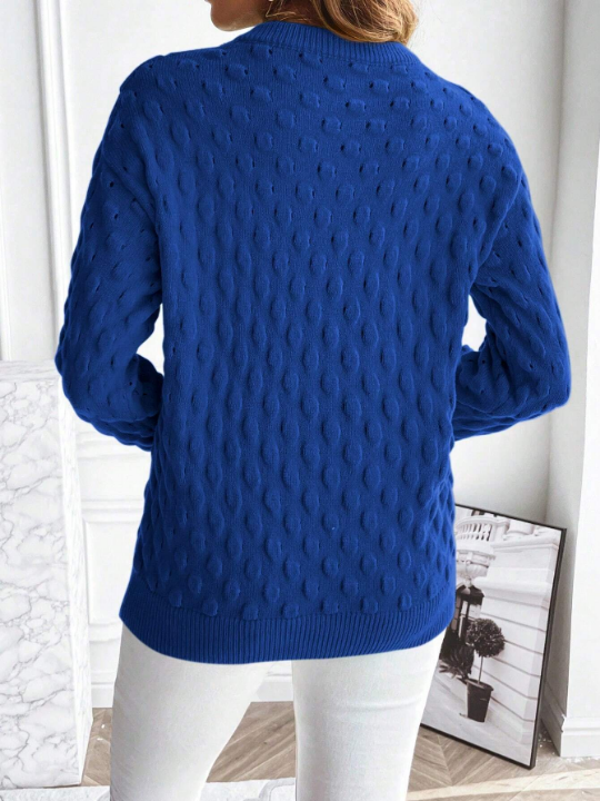 Essnce Solid Drop Shoulder Sweater