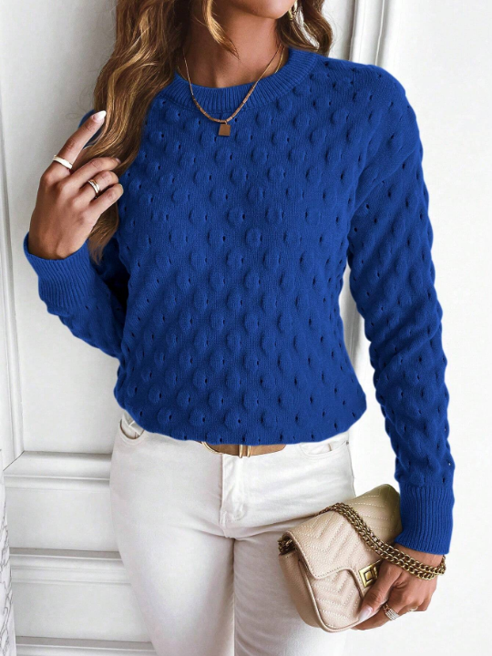 Essnce Solid Drop Shoulder Sweater