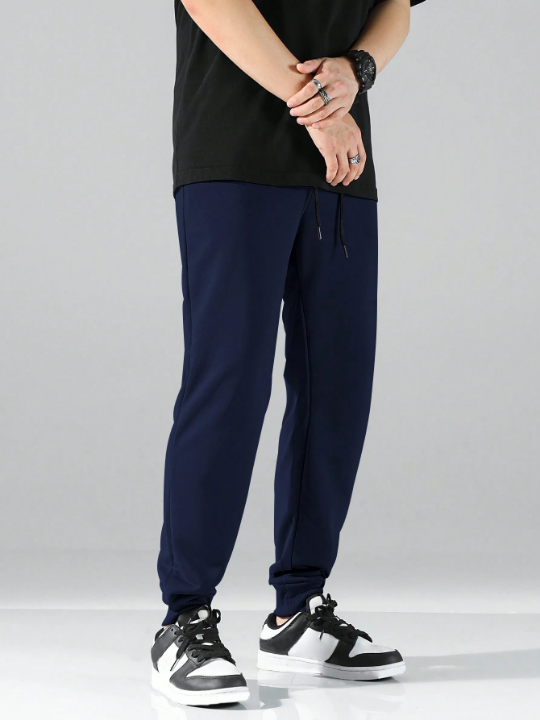 Manfinity Basics Men Drawstring Waist Sweatpants