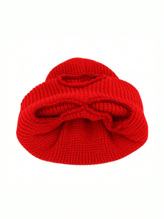 1pc 3-Hole Ski Mask Face Neck Knitted Beanies Balaclava Outdoor Sport Warm Full Face Cover