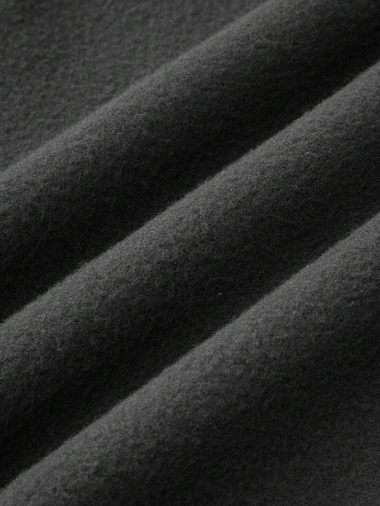 Manfinity Hypemode Men Zip Up Drawstring Thermal Lined Hoodie Without Tee