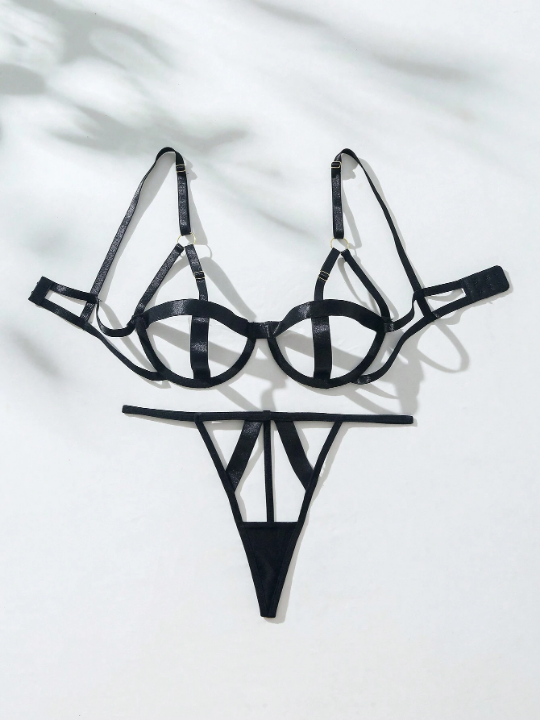 Classic Sexy Women's Sexy Hollow Out Lingerie Set