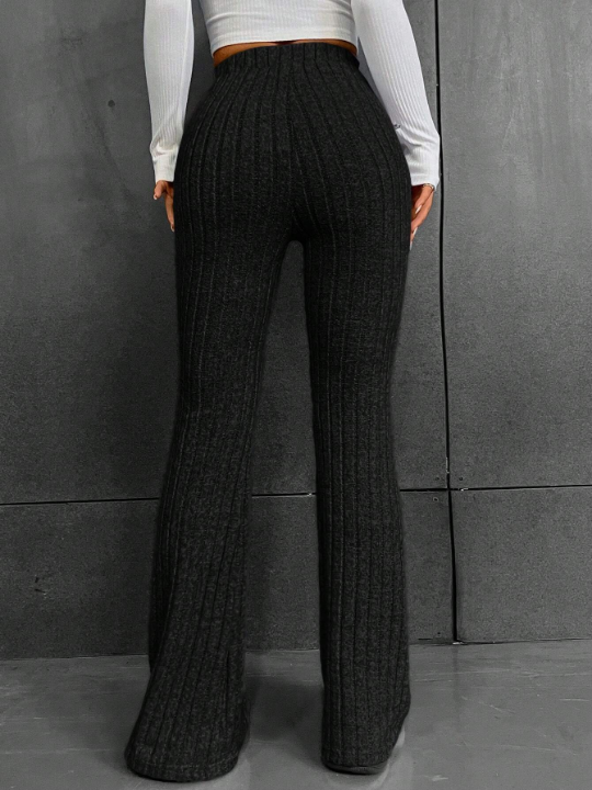 EZwear High Waist Flare Leg Pants