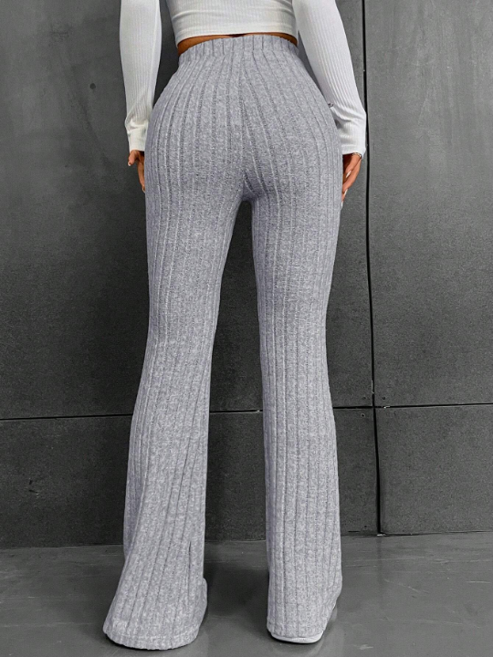 EZwear High Waist Flare Leg Pants