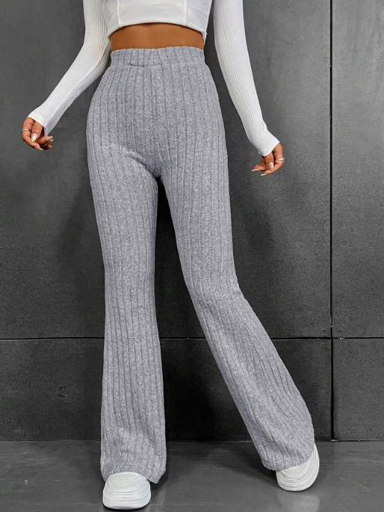 EZwear High Waist Flare Leg Pants