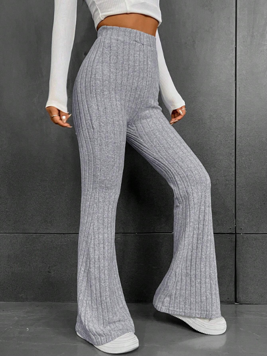 EZwear High Waist Flare Leg Pants