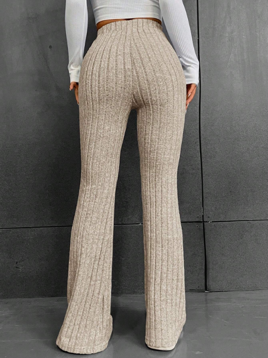 EZwear High Waist Flare Leg Pants