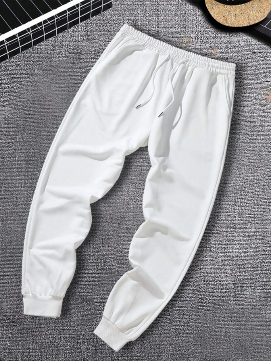 Manfinity Men's Elastic Waist Drawstring Jogger Pants