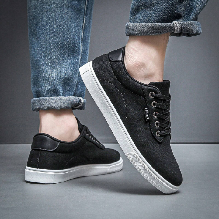 Men's Simple & Comfortable Slip-on Casual Sneakers, Non-slip, All-season, Suitable For Various Occasions