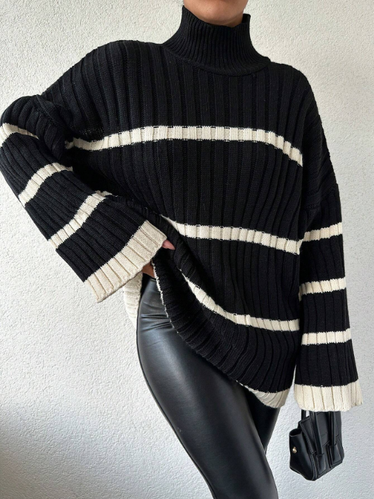 Women's Loose Fit Bell Sleeve Sweater