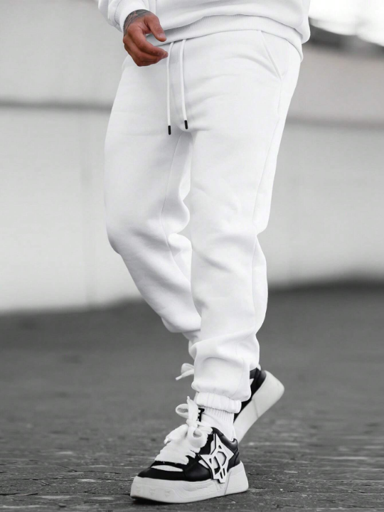 Men's Casual Sports Jogger Pants With Elastic Ankles, Fall/winter