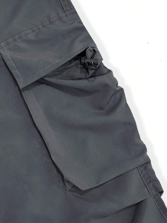 ROMWE Street Life Men Cargo Pants With Large Side Pockets