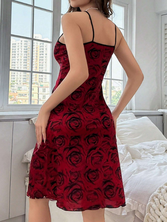 Rose Print Cami Sleepdress