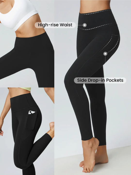 GLOWMODE 24" FeatherFit High-Rise Side Pocket Leggings