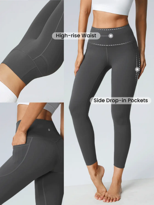 GLOWMODE 24" FeatherFit High-Rise Side Pocket Leggings