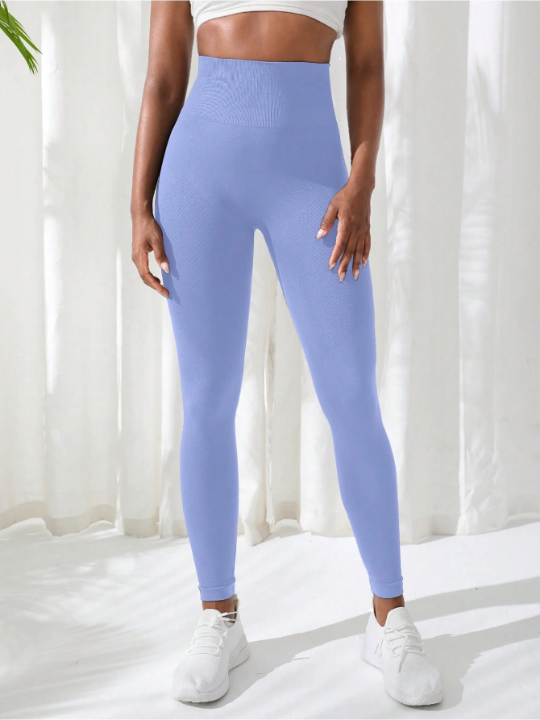 Yoga Basic Solid Color Simple Sport Leggings