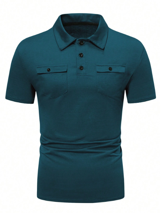 Manfinity LEGND Men's Solid Color Polo Shirt