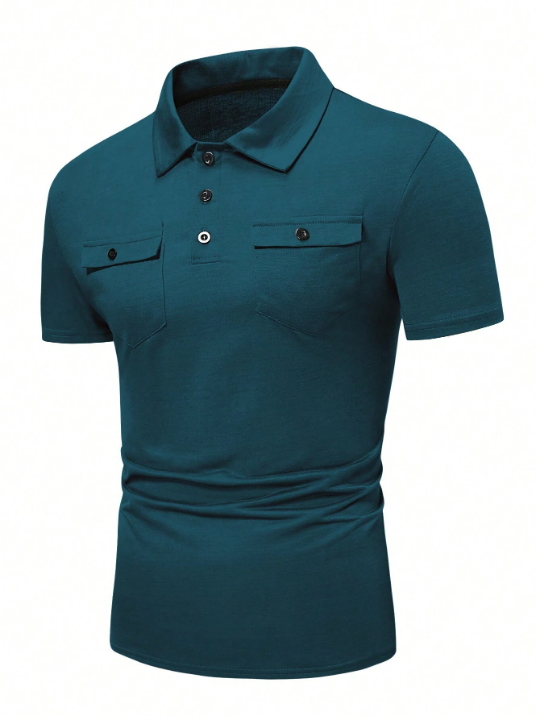 Manfinity LEGND Men's Solid Color Polo Shirt