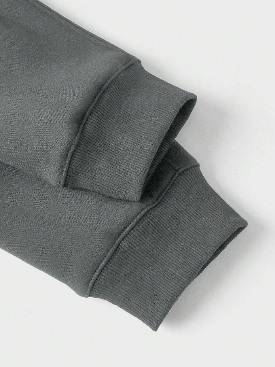 Manfinity Homme Men's Solid Color Raglan Sleeve Sweatshirt