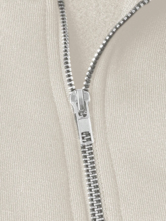 Manfinity Homme Men's Solid Color Drop Shoulder Sleeve Sweatshirt