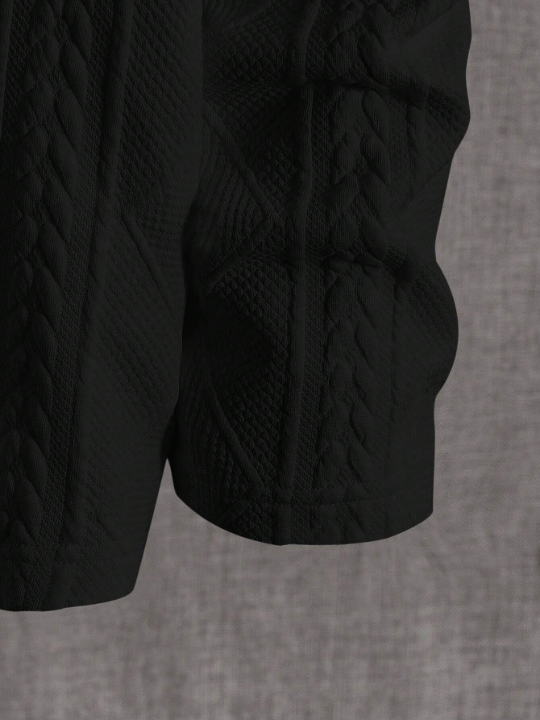 Manfinity Homme Men Letter Patched Detail Tee
