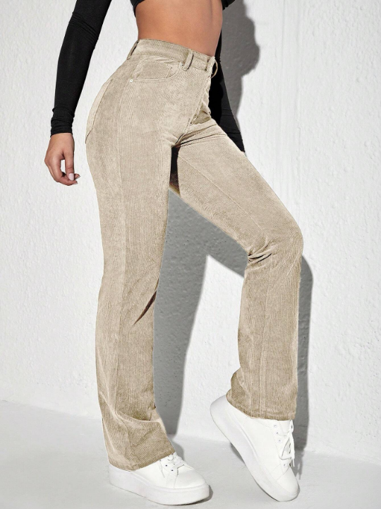 Denim Corduroy Pants