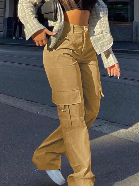 Pocketed Cargo Pants