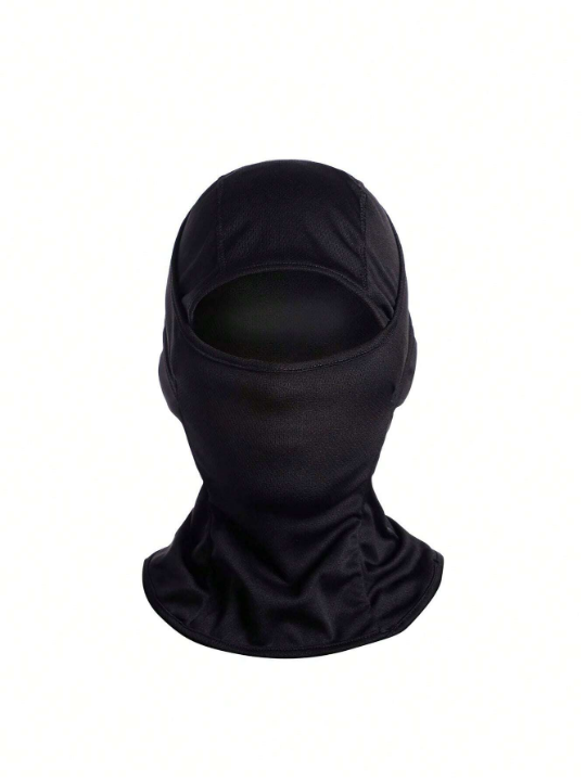 1pc Unisex Balaclava Hat With Face Mask, Sun Protection And Breathable, Suitable For Spring And Summer Outdoor Travel, Cycling, Hiking