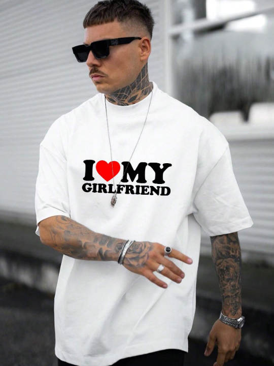 Men's Fashion Round Neck Printed Short Sleeve T-shirt