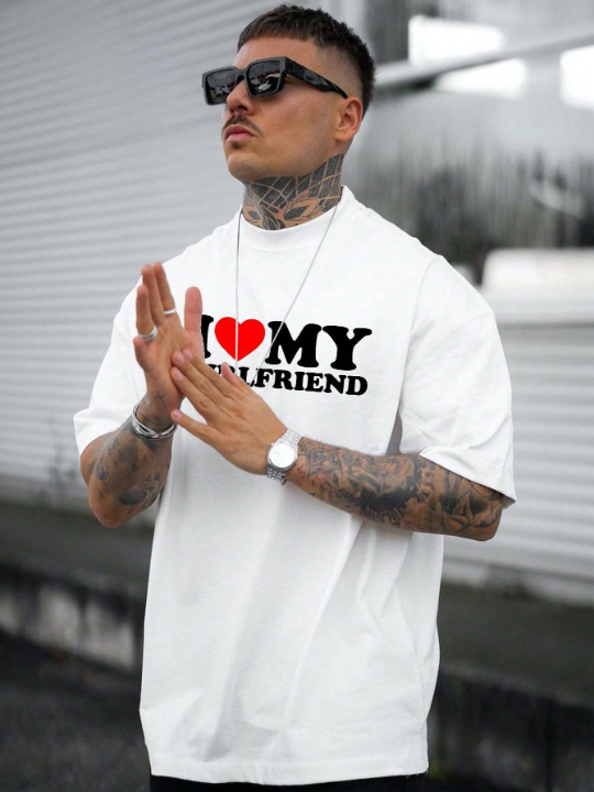 Men's Fashion Round Neck Printed Short Sleeve T-shirt