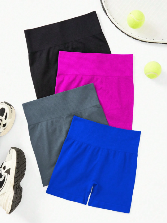 Yoga Basic Seamless High Elasticity Sports Shorts