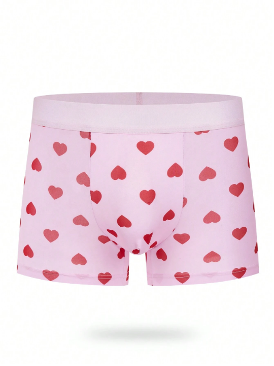 Men's Heart Pattern Trunks