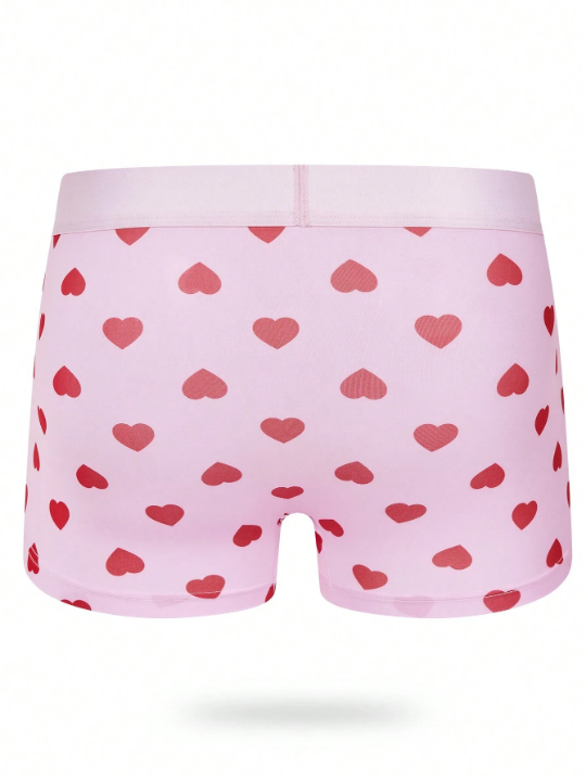 Men's Heart Pattern Trunks