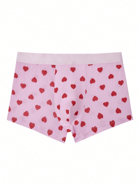 Men's Heart Pattern Trunks