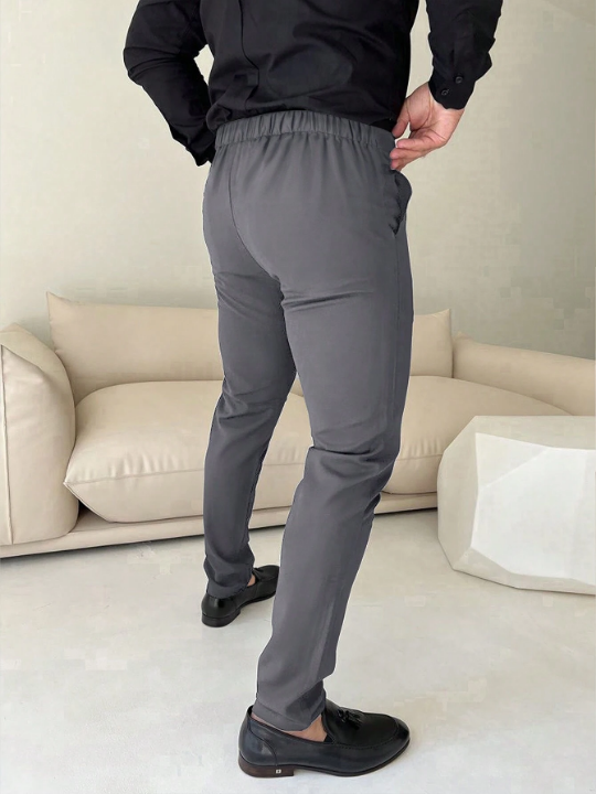 Manfinity Mode Men's Solid Slim Fit Pants