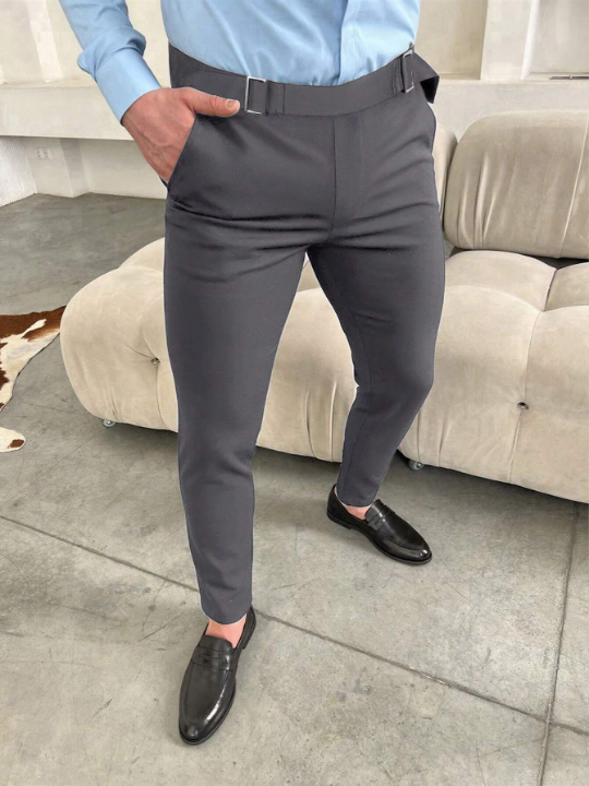 Manfinity Mode Men's Solid Slim Fit Pants