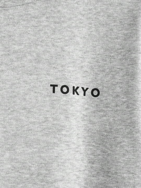 Manfinity Hypemode Loose Fit Men's Thermal Hoodie With Mountain & Slogan Graphic Design And Drop Shoulder