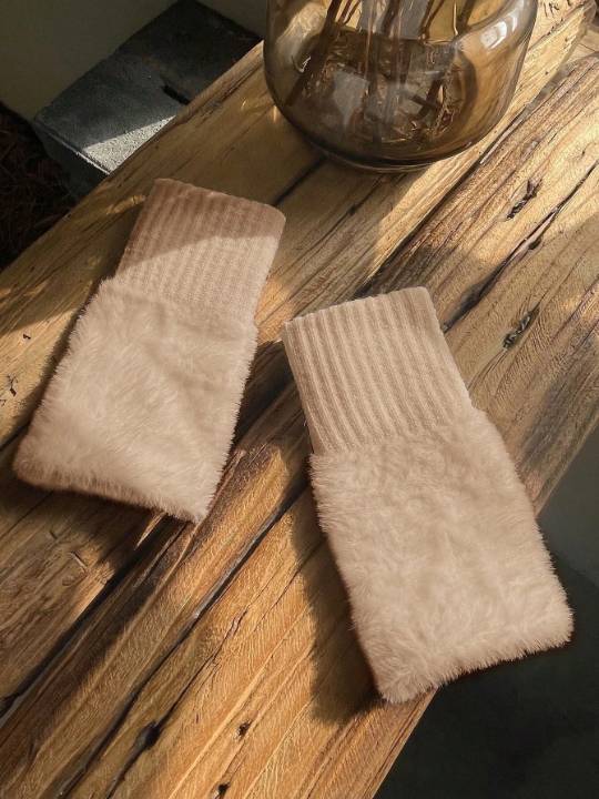 DAZY Regular Knit Khaki Gloves