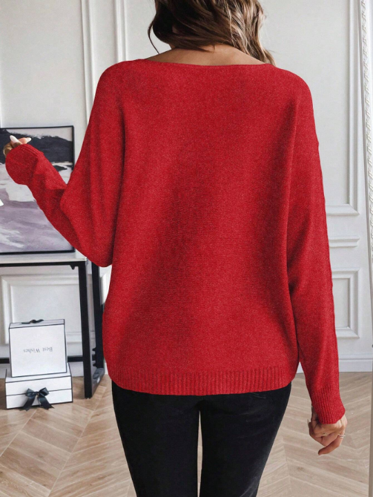 Essnce Women's Casual Knitted Sweater