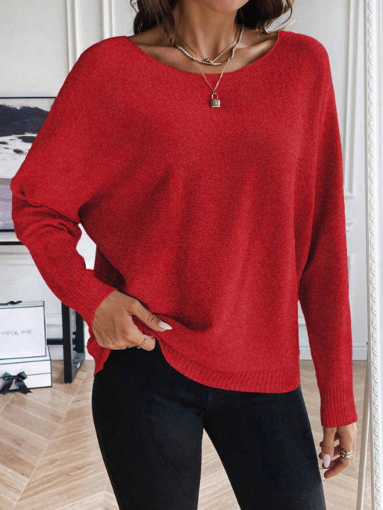 Essnce Women's Casual Knitted Sweater