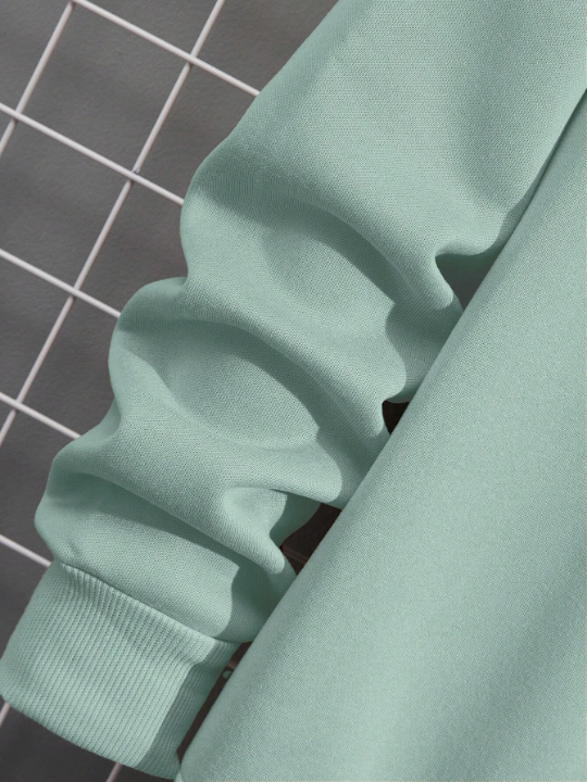 Men's Zip Fly Baseball Collar Sweatshirt